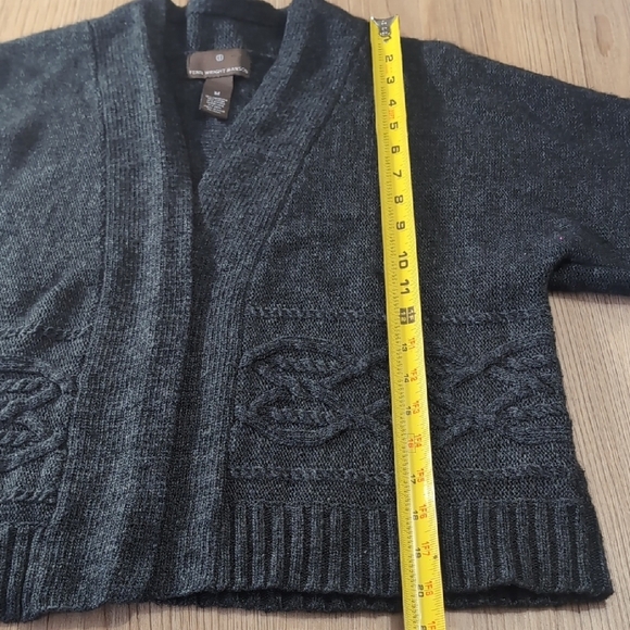Fenn Wright Manson Gray Cardigan Sweater Chunky Knit - Picture 5 of 7